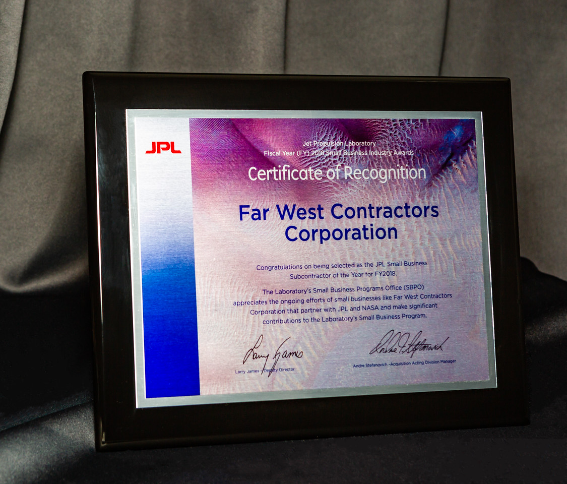 JPL Award 2018