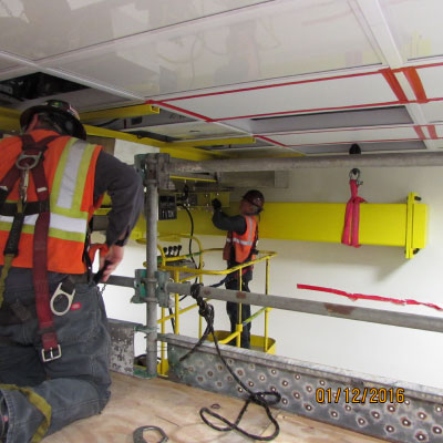 M8 Otis Hoist Installation